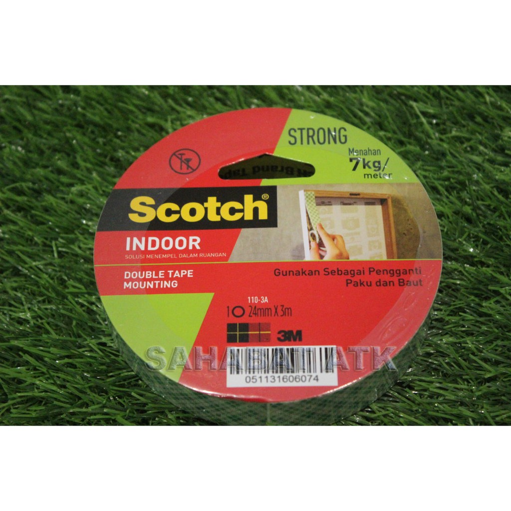 

SCOTCH 3 M DOUBLE TAPE UKURAN 1 INCH / DOUBLE TAPE 3 M
