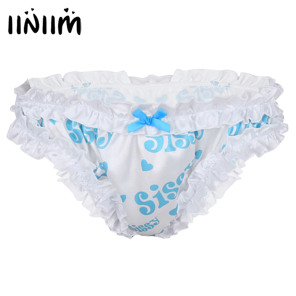 INDORETAIL | Pria Pakaian Dalam Wanita Celana Dalam Banci Gay Tidur Super Frilly Mengacak-acak