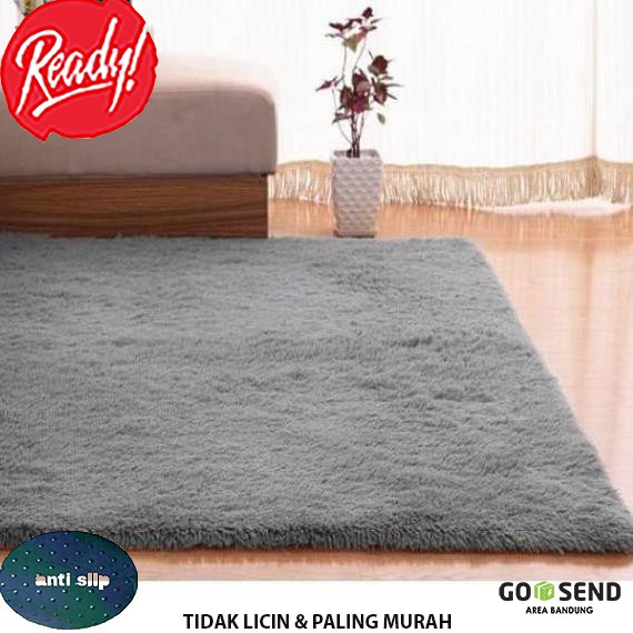 KARPET BULU RASFUR 200x150x3,5cm ANTI SLIP termurah harga terjangkau