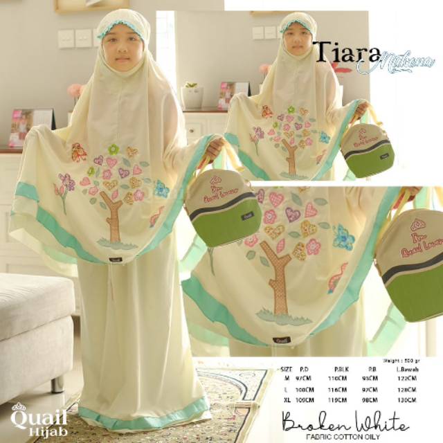 (COD)Mukena Tiara Quail/Ori Quail Hijab/Mukena Murah/Quail Grosir