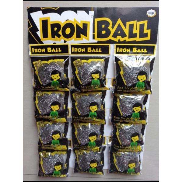 SABUT BAJA CUCI PIRING 40 GRM ISI 12