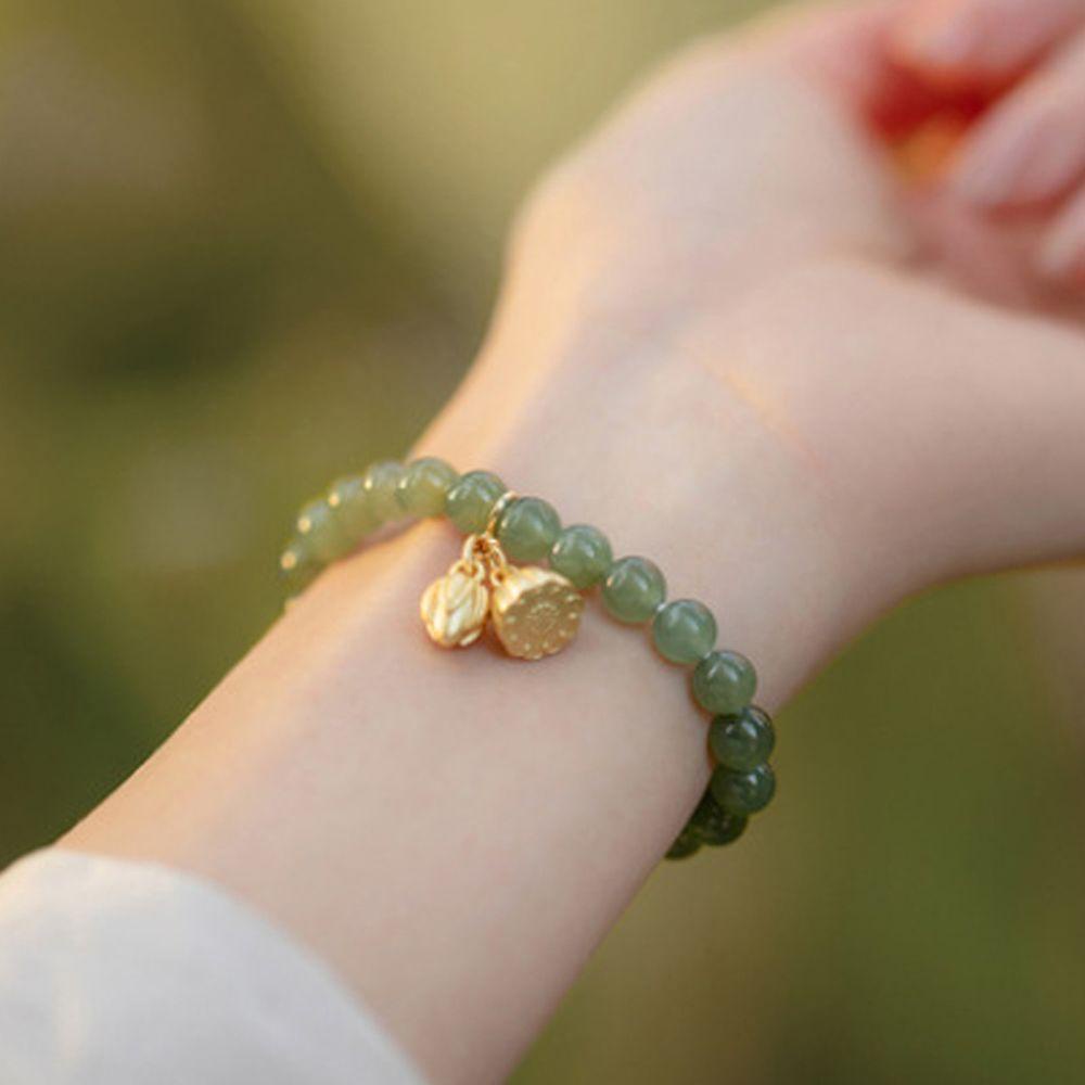 NEEDWAY Gelang Wanita Hadiah Retro Unik Kepribadian Buatan Tangan Kerajinan Dekorasi Pesona Tangan Rantai