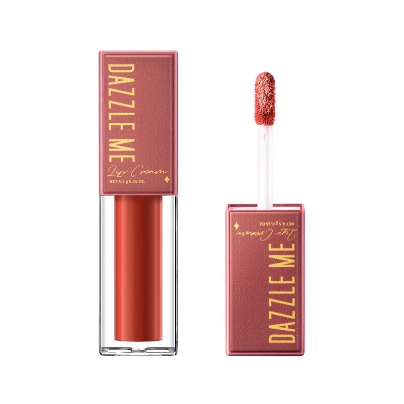 DAZZLE ME Mousse Lip Cream | Silky Lipstik Moisturizing Lip Care Reduce Lip Wrinkles BPOM