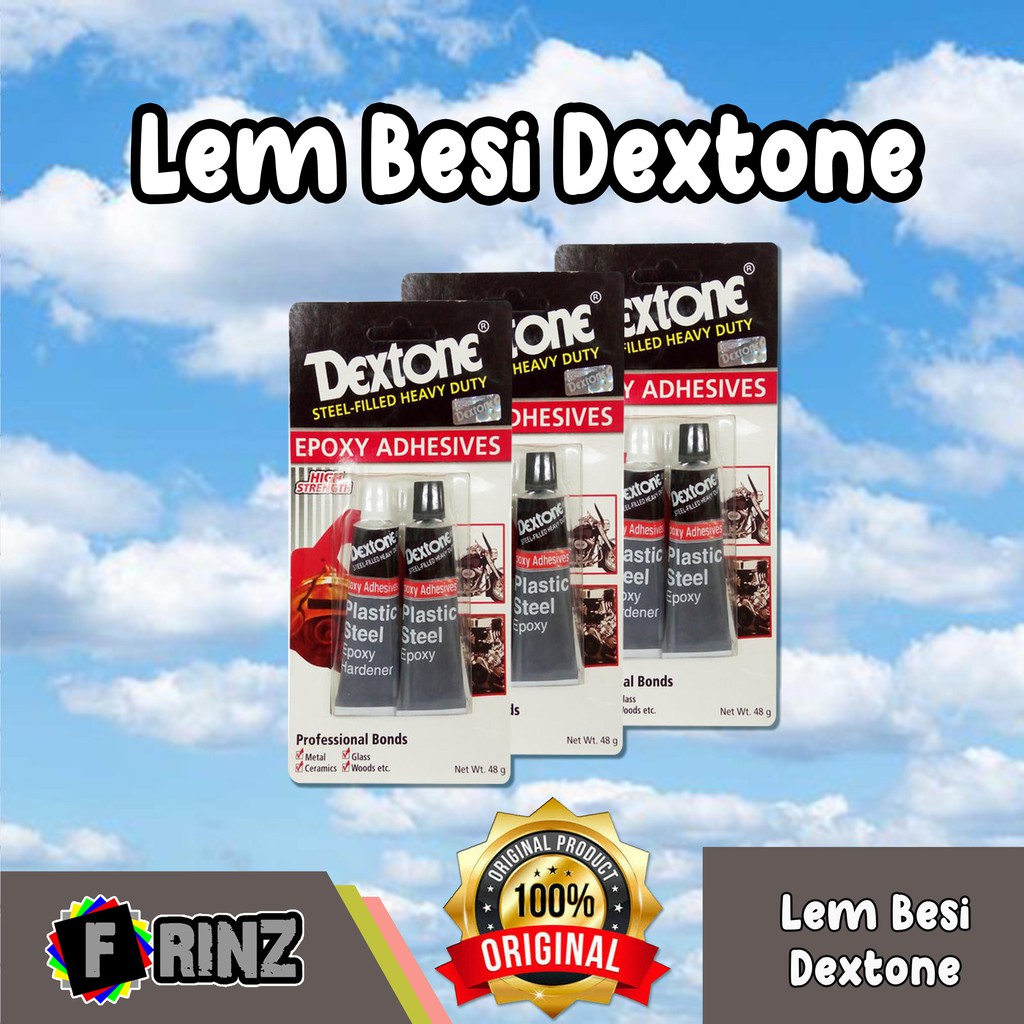 

ATK ~ Lem Dextone Besi / Lem Keras Serba Guna / Lem Hitam Putih / Lem EPOXY 15 dan 43 gram