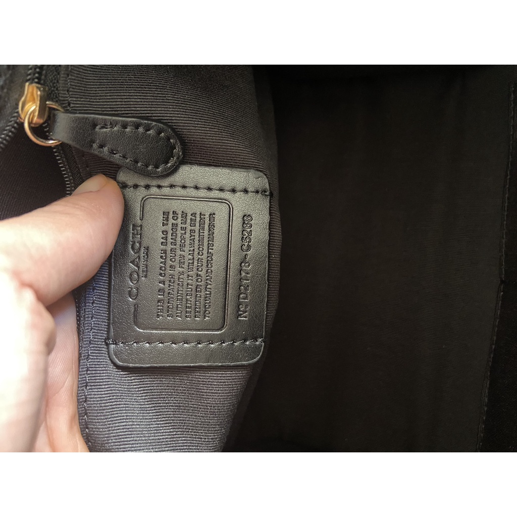 [Instant/Same Day] 5268   coach Dempsey Mini Canvas Field Tote 22 Vertical Small Tote Shopping Bag   ttb