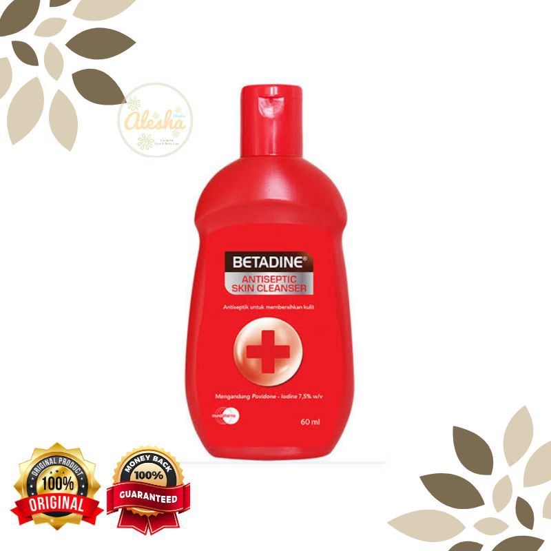 1 BOX BETADINE ANTISEPTIC SKIN CLEANSER 60 ml Isi 12pcs