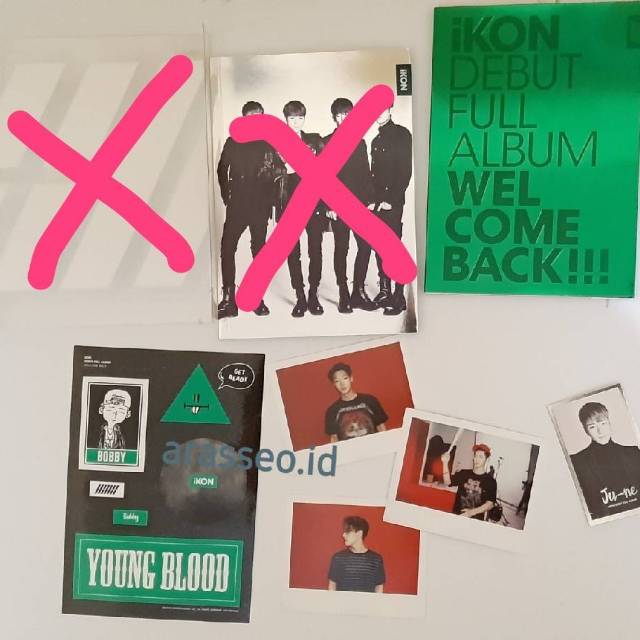 UNSEALED IKON WELCOME BACK FULL GREEN VER PC JUNE [READY STOCK][SHARING]