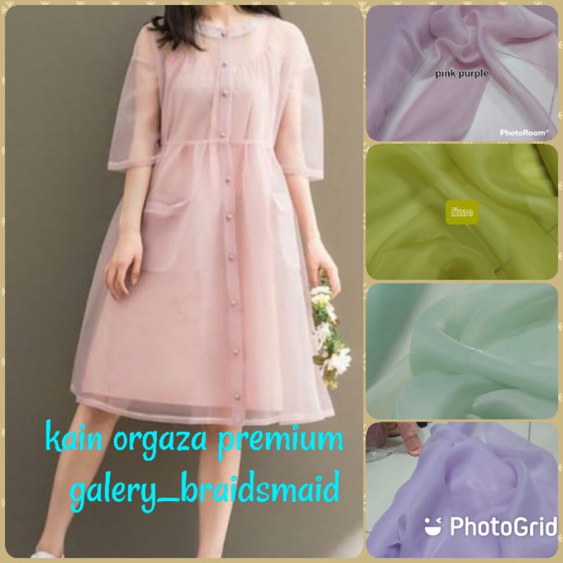 Jual Kain Organzaorganzakain Tileorganza Premium Great A Shopee