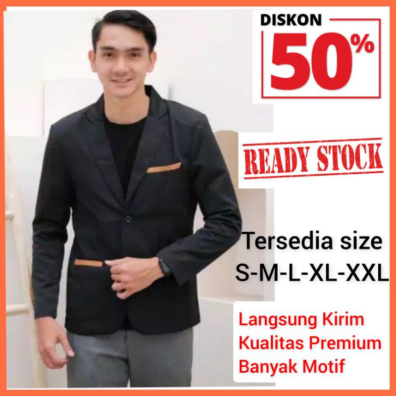 JAS PRIA JAZ BLAZER TERLARIS BAJU KANTOR FORMAL PRIA NIKAH / BLEZER PRIA BLESER