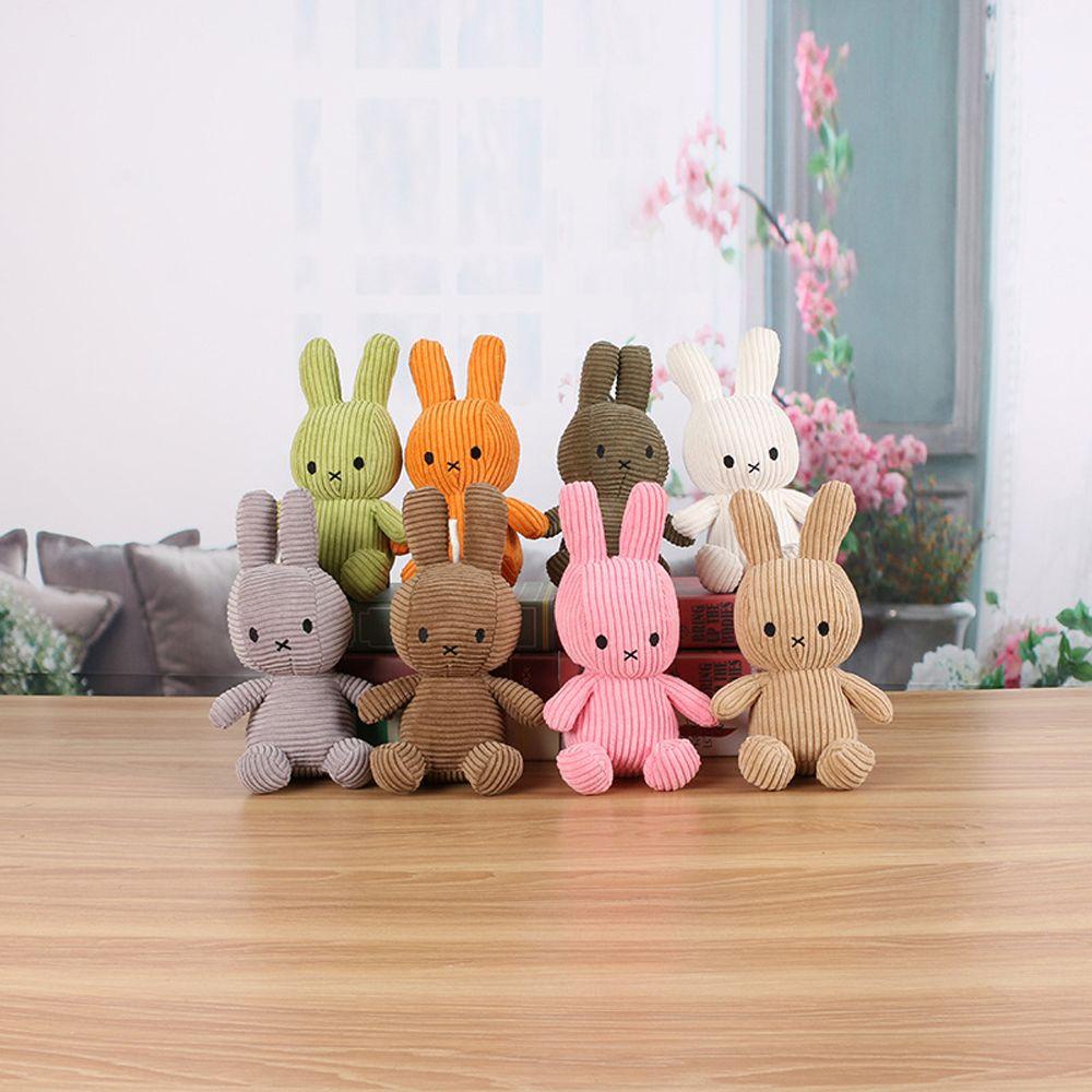 Lanfy Plush Bunny Doll Lucu Baby Animal Doll Tidur Punggung Bantal Masa Kini Mainan Empuk Mainan Boneka Kelinci Boneka Mainan