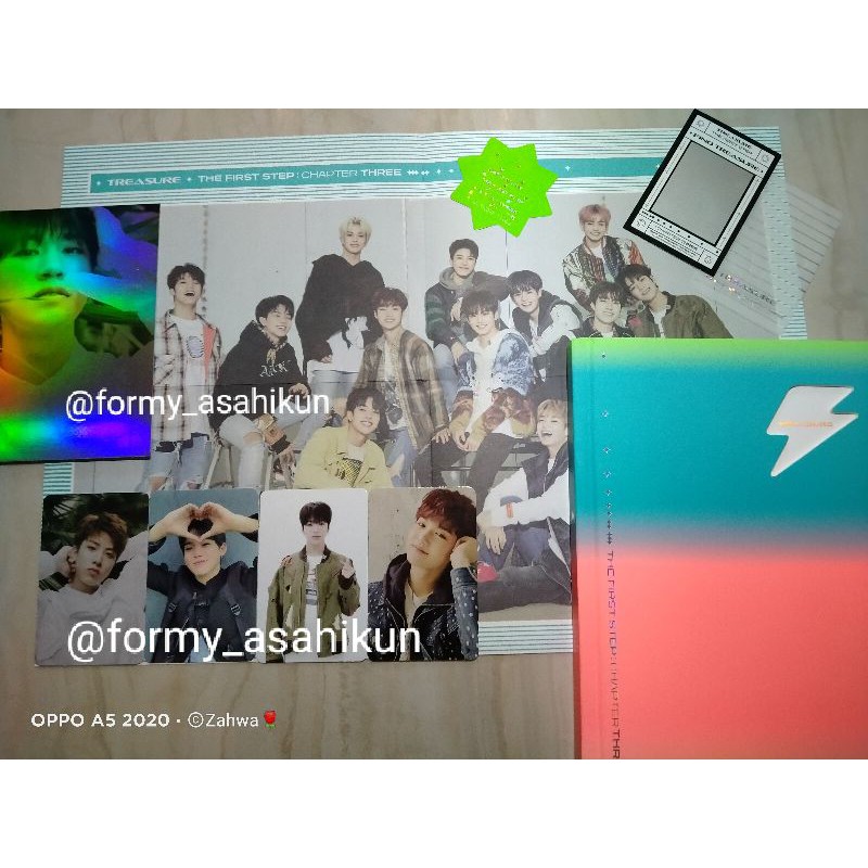 Photocard treasure official chapter 3 ch 3 white hyunsuk love yedam doyoung junghwan