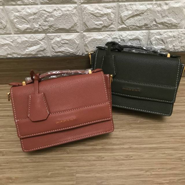 CHARLES AND KEITH MINI TRAPEZE BAG / SHOULDER BAG / TAS WANITA