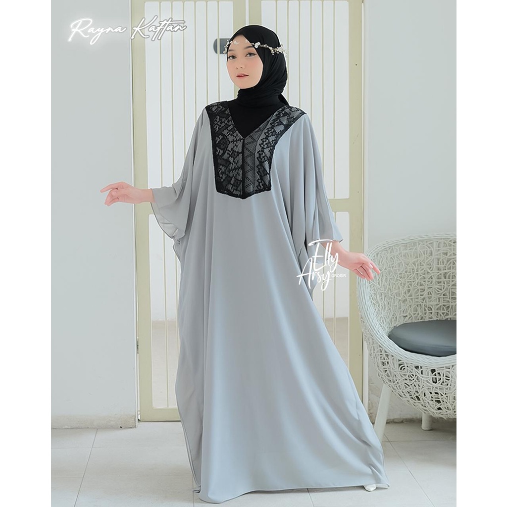 Gamis KAFTAN hari rayah rayna inayah nahara oversize cantik muslim muslimah fashion ootd hits modern selebgram