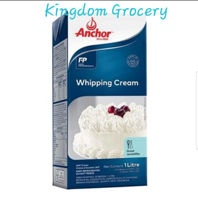 

Anchor Whipping Cream 1Liter