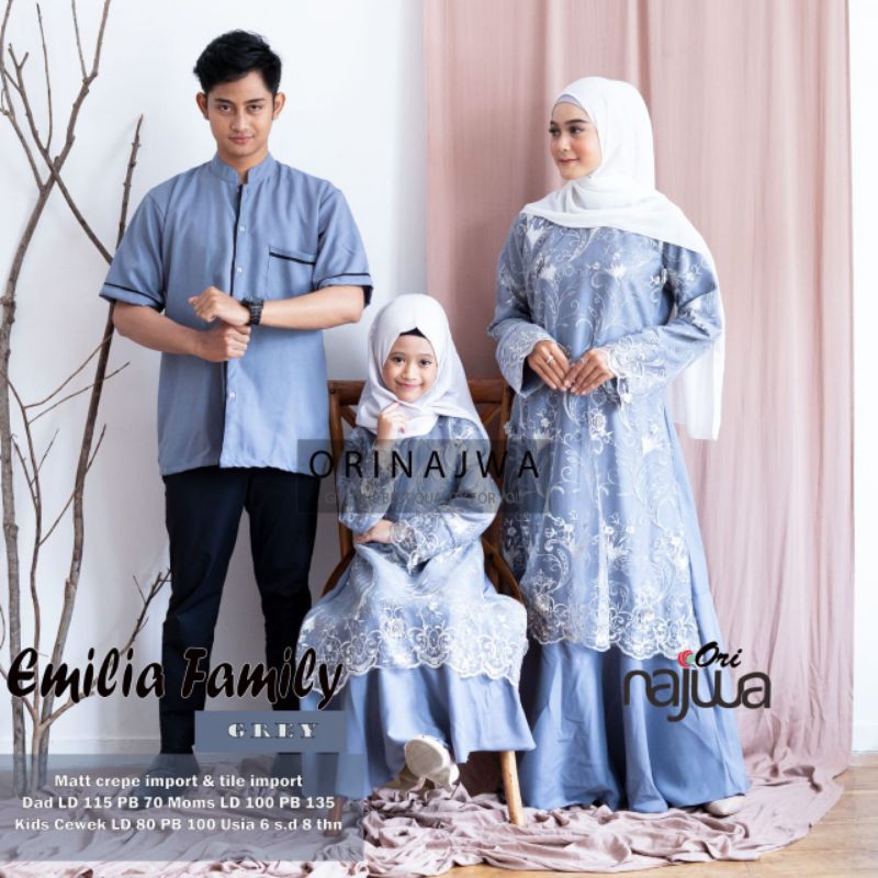 COUPLE MUSLIM BRUKAT - EMILIA COUPLE FAMILY ORI NAJWA - COUPLE ANAK CEW - COUPLELEBARAN2021 - RAYYA