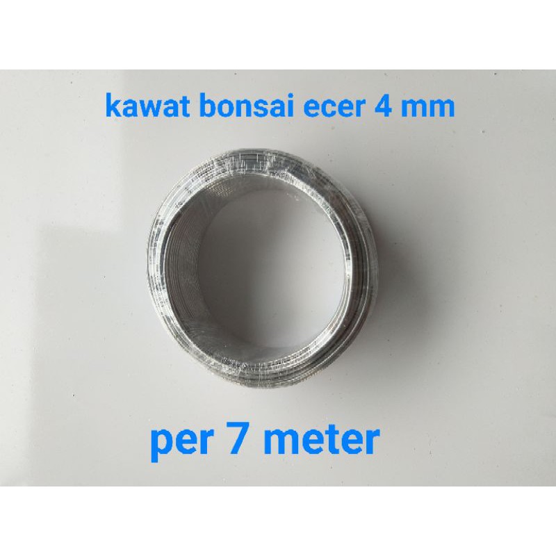 kawat bonsai ecer 4 mm per 7 meter kawat aluminium