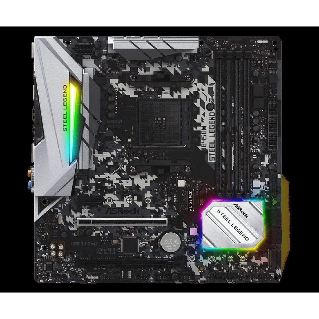 Motherboard ASRock B450M Steel Legend