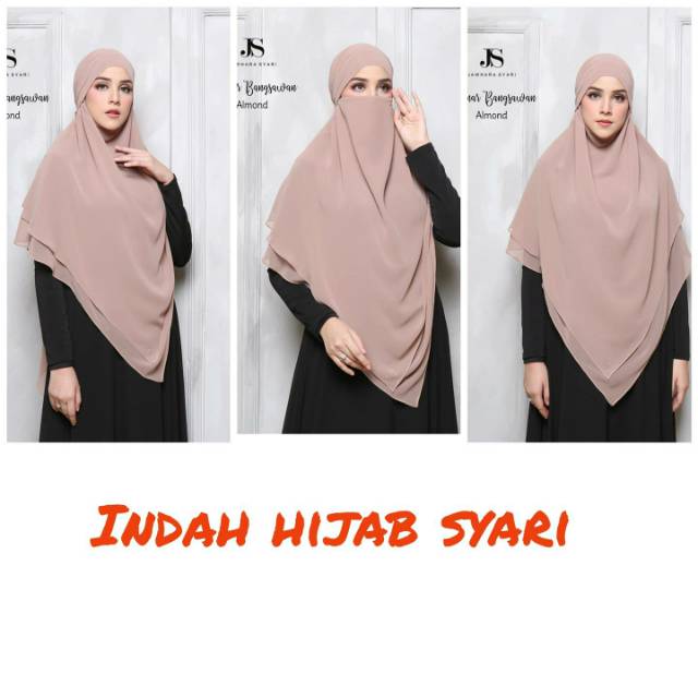 Khimar bangsawan jawhara syari