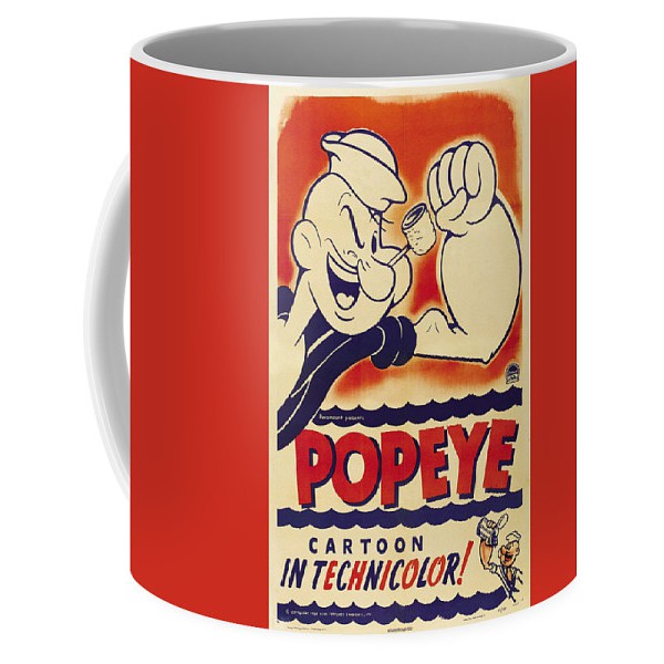Popeye Technicolor Coffee Mug