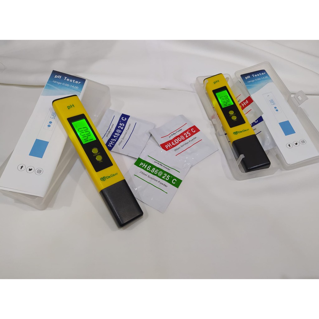 Digital PH Meter merk DR GRAY Alat ukur kadar asam basa atau normal air bisa untuk akuarium