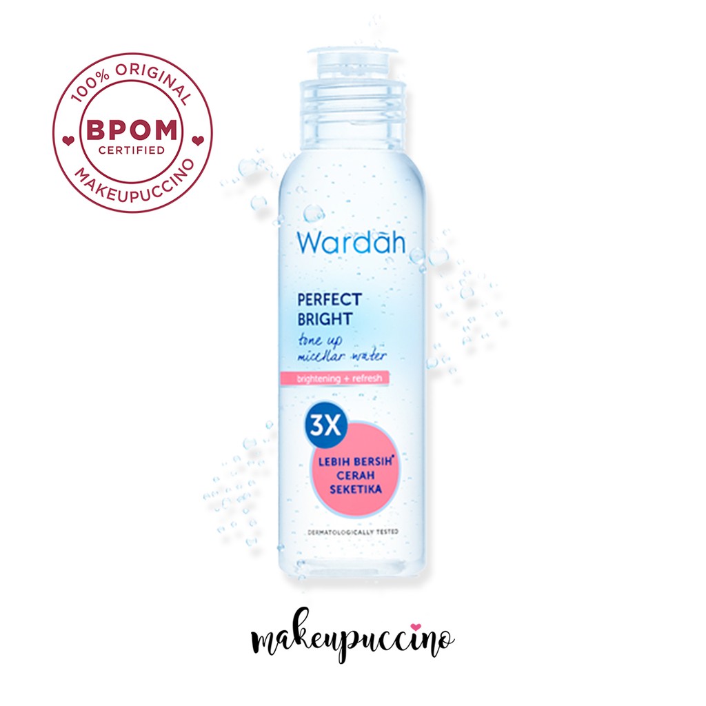 Jual WARDAH Perfect Bright Tone Up Micellar Water 100ml Indonesia