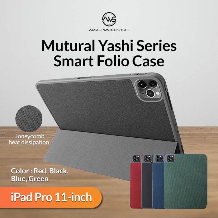 Mutural Yashi Series Smart Folio Case for iPad Pro 2018 2020 11 inch