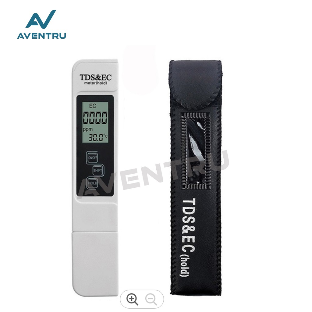 TDS EC Meter Alat Pengukur Kualitas Air Hidroponik TDS &amp; EC Meter Air PH Meter ATC