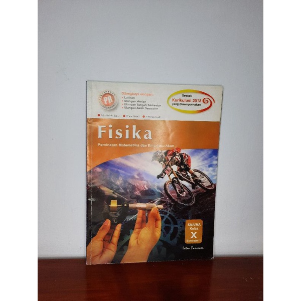 Buku PR/LKS Fisika semester 1 SMA kelas 10 X edisi revisi (kurikulum 2013) Intan Pariwara