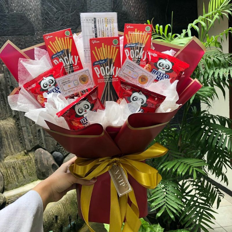 

BUKET SNACK ULTAH AESTHETIC