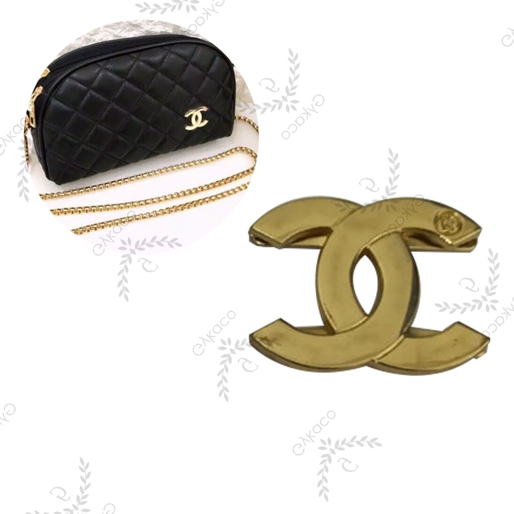 M024 (Logo Tancap Merek CHNL) - Aksesoris Tas &amp; Dompet Wanita Fashion (IMPORT)