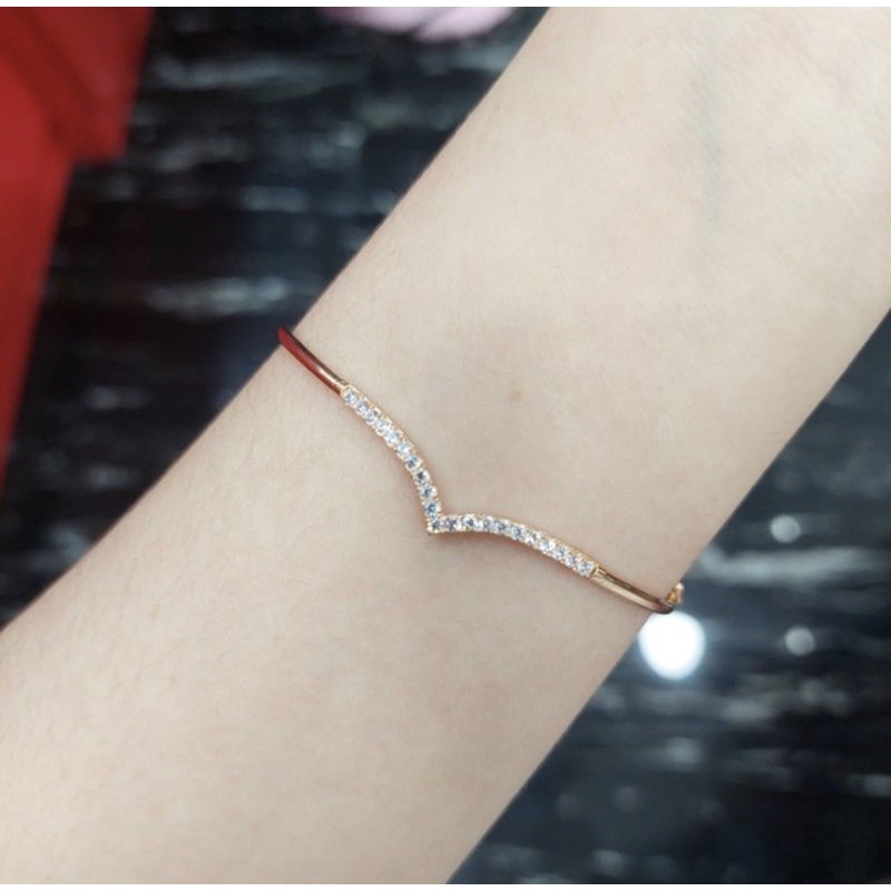 GELANG WANITA DEWASA EMAS ASLI KADAR 375/8K FASHION