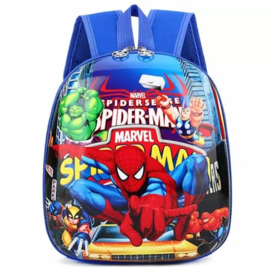 GGS Tas Ransel Sekolah Karakter Anak Laki Laki Robot / as Karakter PRINT/ Tas Ultraman/Tas Spiderman