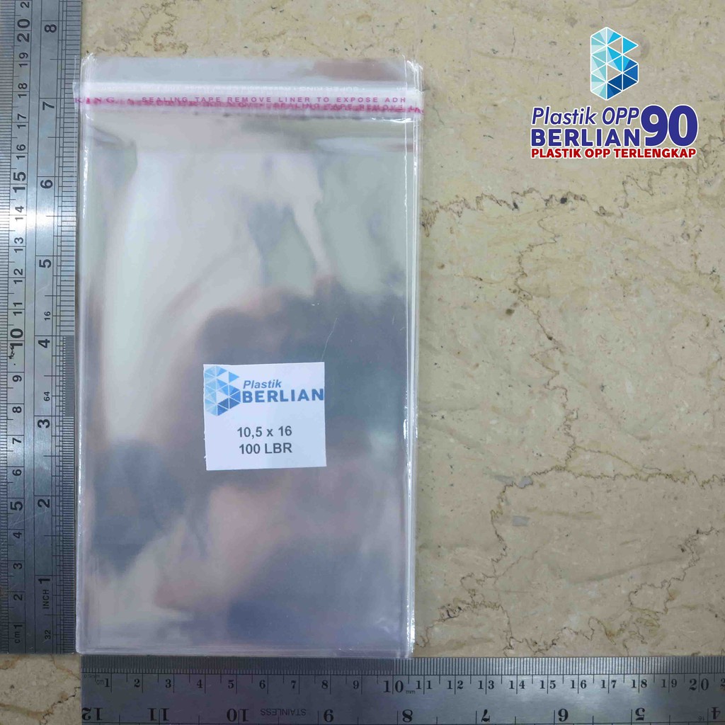 

10,5X16 CM PLASTIK OPP (SEAL/LEM) TEBAL 18 MIC ASLI / PLASTIK KEMASAN