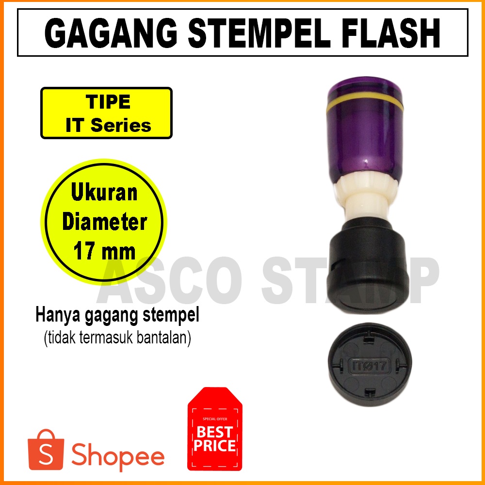 

Gagang Stempel Flash IT Diameter 17 mm