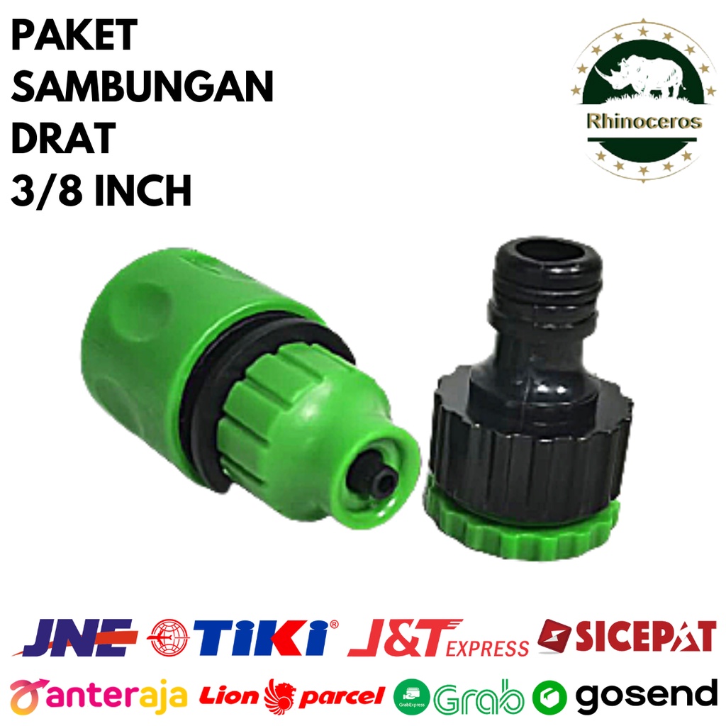 Sambungan Selang Paket 3/8Inch Pompa DC 12V Quick Release Cuci Mobil