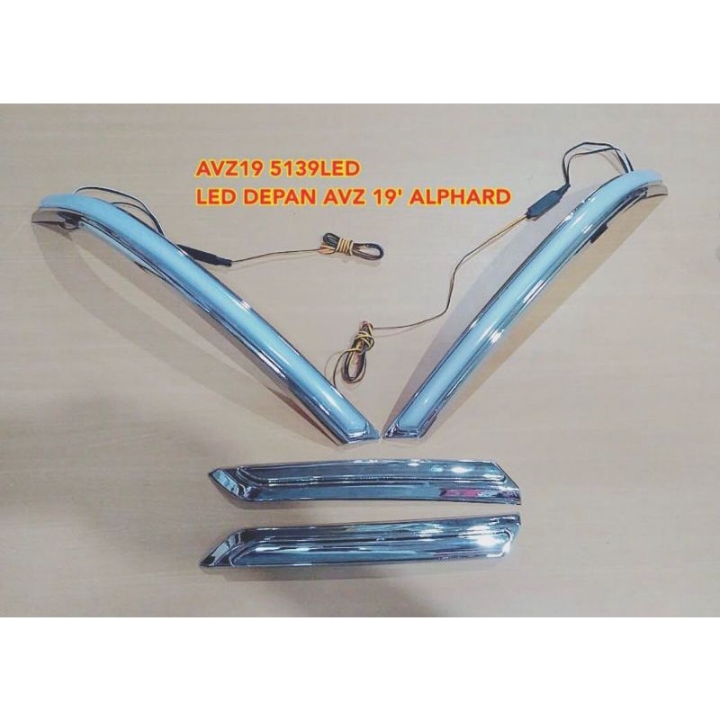 LAMPU LAMP LED DEPAN DPN GRILL GRIL GRILE TOYOTA AVANZA AVZ XENIA VELOZ 2019 2020 MODEL ALPHARD CROM