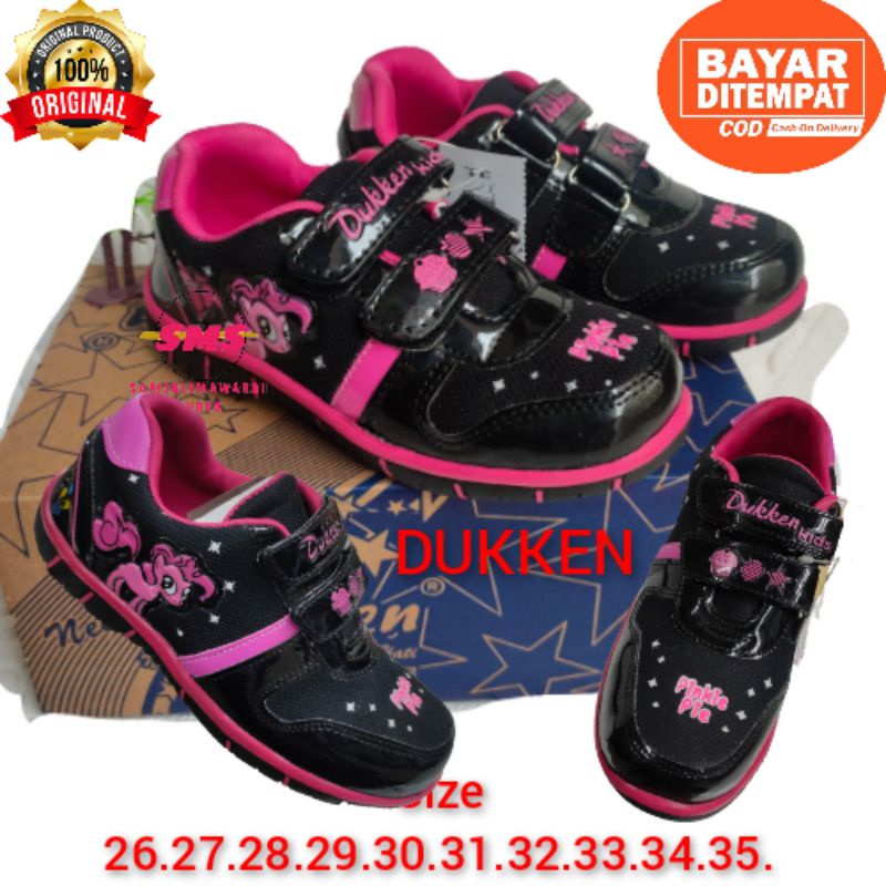 SEPATU DUKKEN  ANAK PEREMPUAN/TK/SD/SEPATU  SEKOLAH DUKKEN ANAK