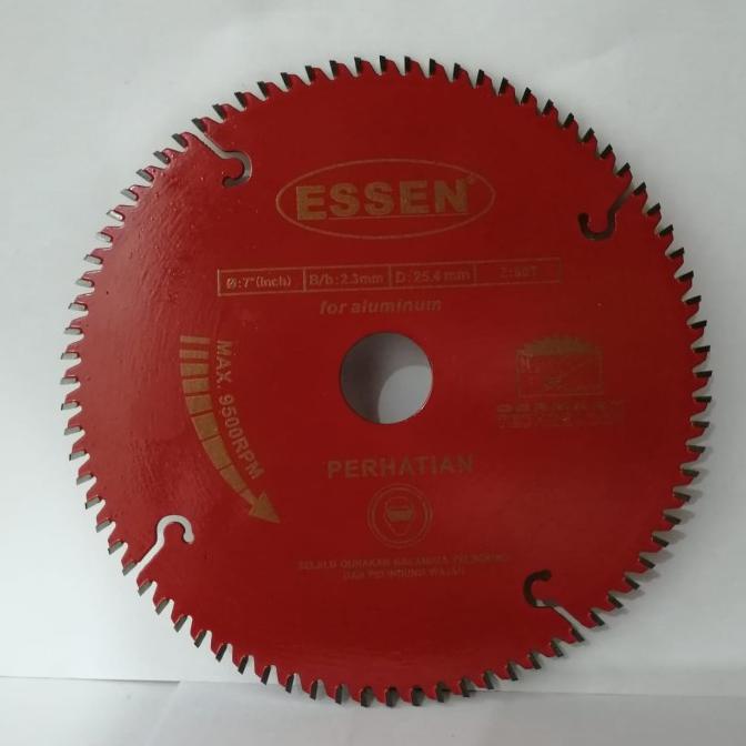 Mata Gergaji Potong Alumunium/Circular Saw Blade 7" X 80T Essen