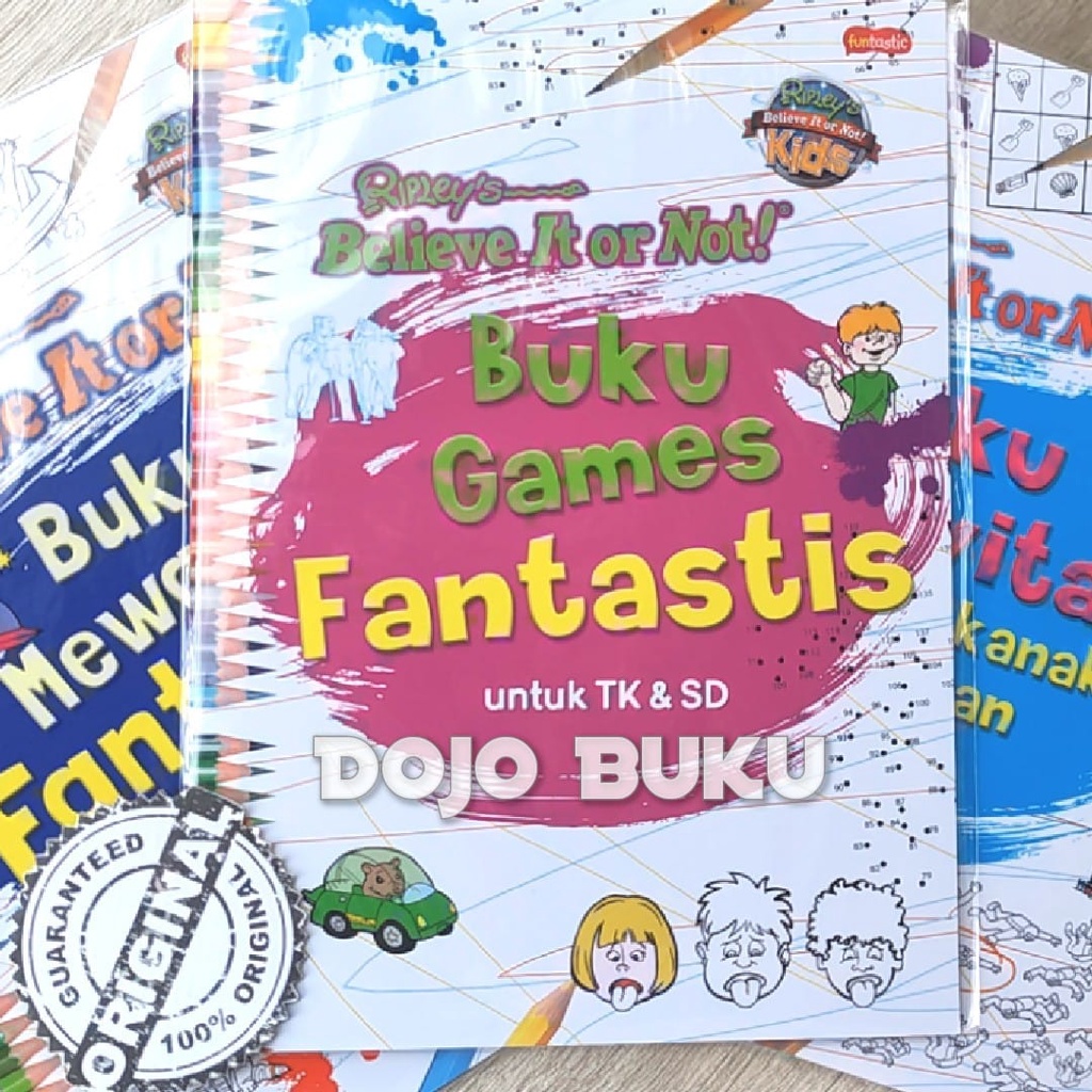 Buku Seri Ripley’s Believe It or Not! Kids Buku Aktivitas untuk Anak-Anak