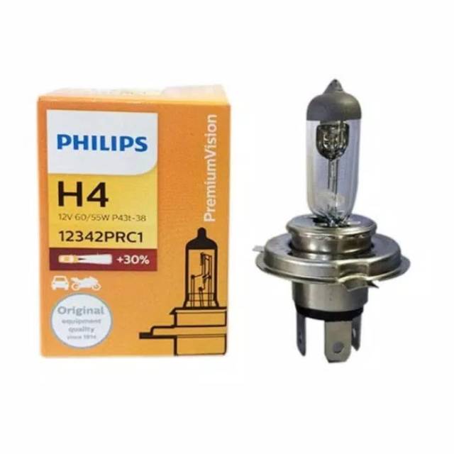 BOHLAM HALOGEN PHILIPS H4 12V 60- 55w ORIGINAL