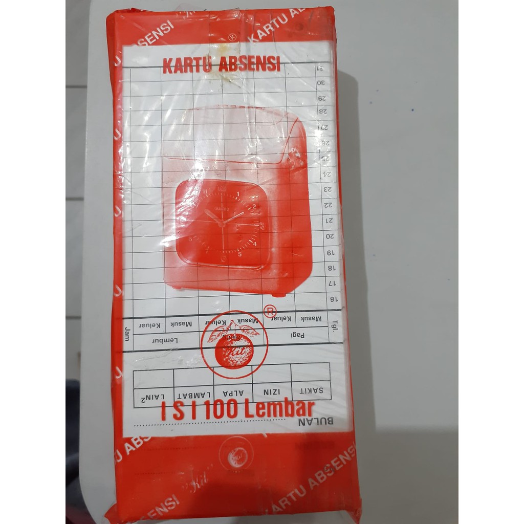 

InJO Kartu absen Jeruk (1 pak)