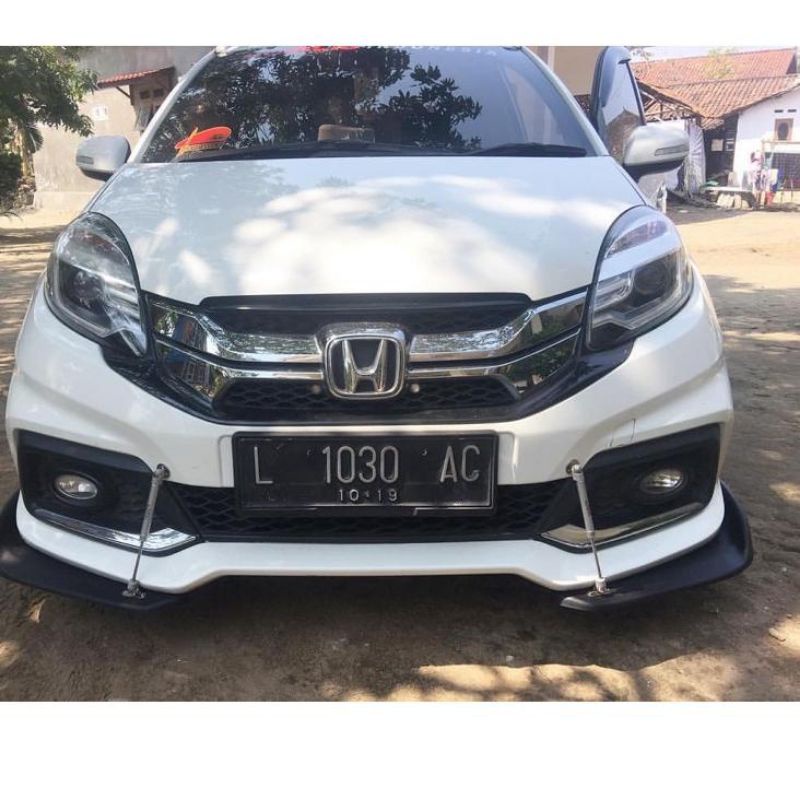 2Pc Sepasang Winglet Bumper Universal Wing Bumper Mobil Bodykit Lis Winglet Depan Mobil