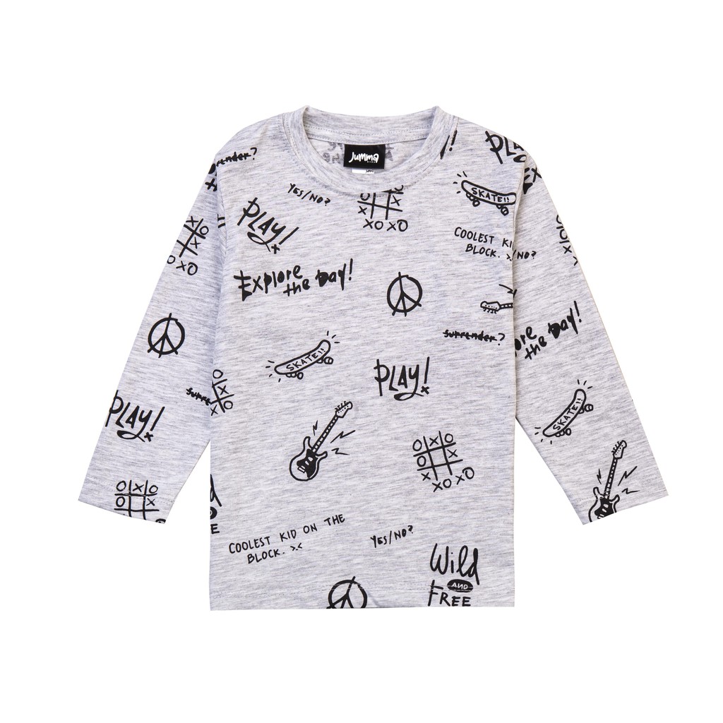 

JummaKids Explore The Day Long Sleeve Full Printed Anak