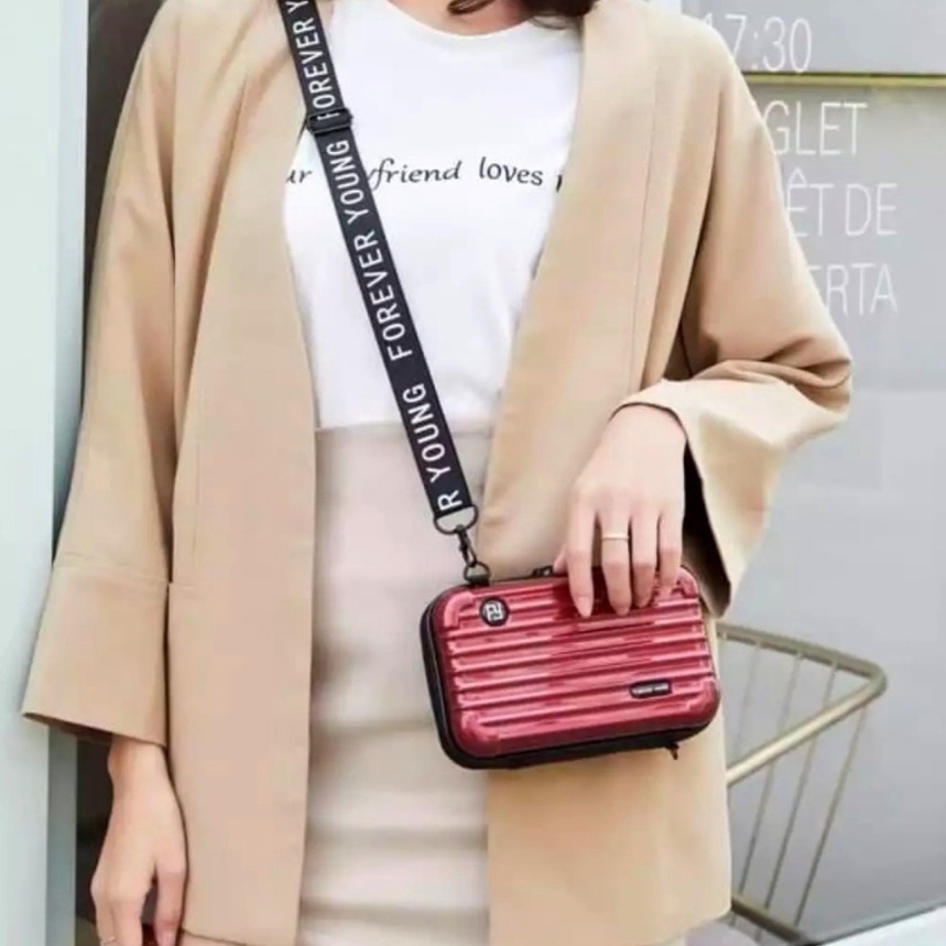 NEW !!! 43V32 Y0VNG K0PP3RR TAS SELEMPANG MINI Tas Selempang Wanita Sling Bag Shoulder Bag Wanita Tas Import tas premium Tas Wanita Branded Tas Kekinian  tas wanita tas selempang tas wanita import Tas Wanita Murah