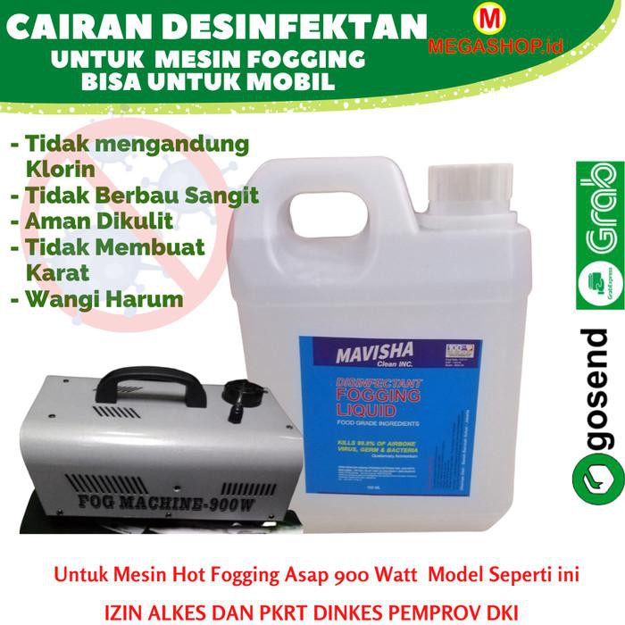 Cairan Desinfektan Fogging Liquid Mobil Untuk Mesin Fogging 900 Watt