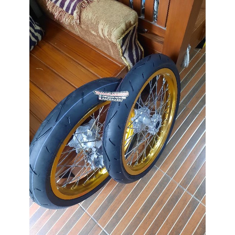 velg set tromol pnp honda crf150L  semi cacing