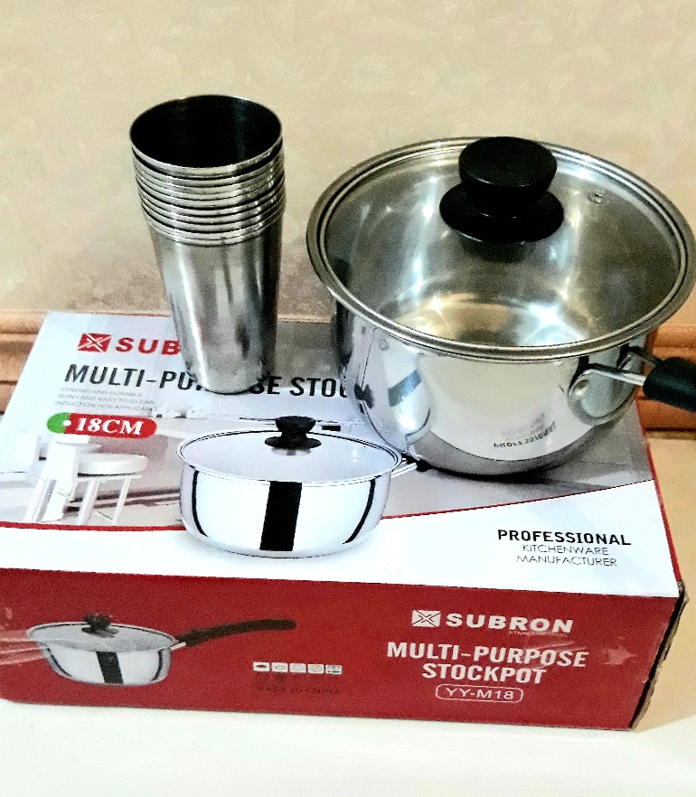 Sauce Pan / Milk Pot / Panci Susu Serbaguna Subron Tutup Kaca