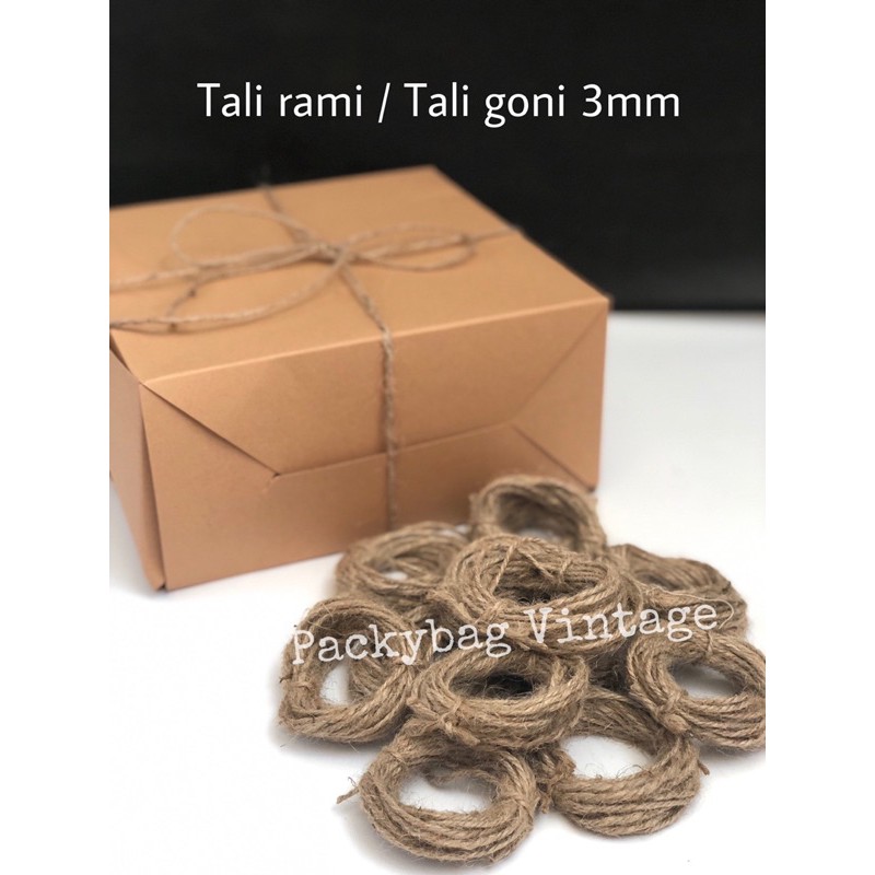 (5 METER) Tali rami / Tali goni 3mm (3 ply) per 5 meter