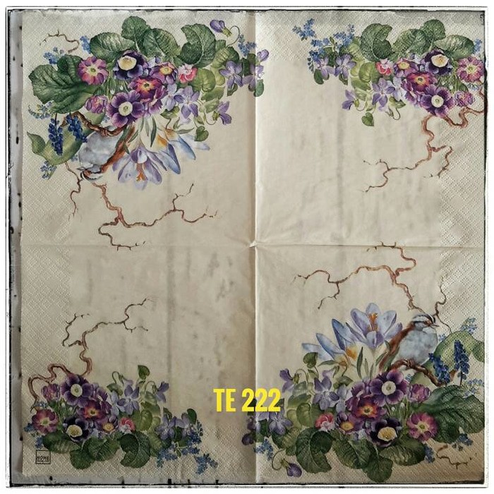 Tisu eropah ukuran 33x33 cm 1 pack= 20 pcs tidak campur motif 064