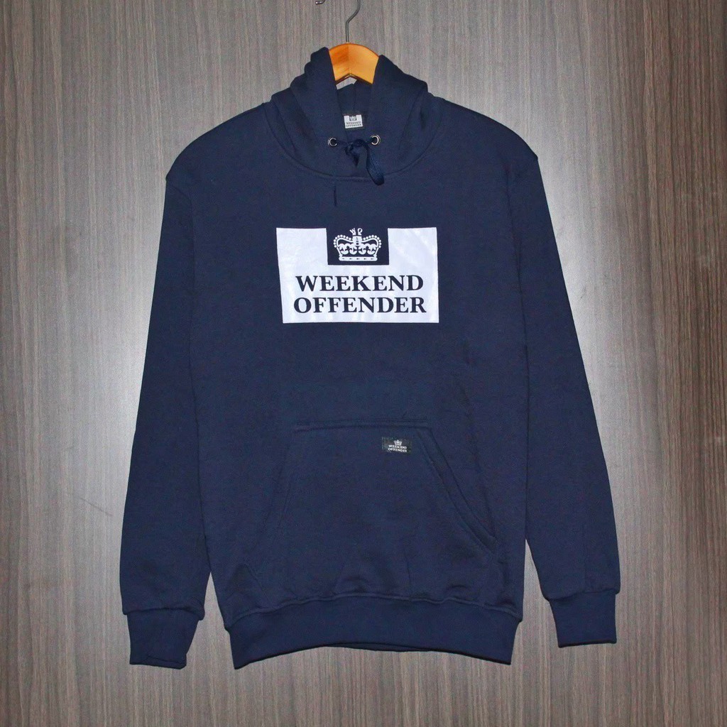 sweater hoodie unisex weekend offender jaket hoodie pria dan wanita